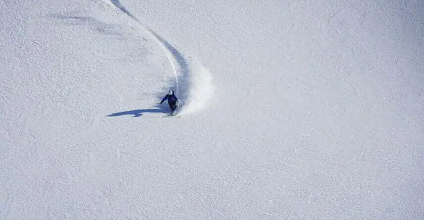 crescent spur skiing photogallery skiier far img
